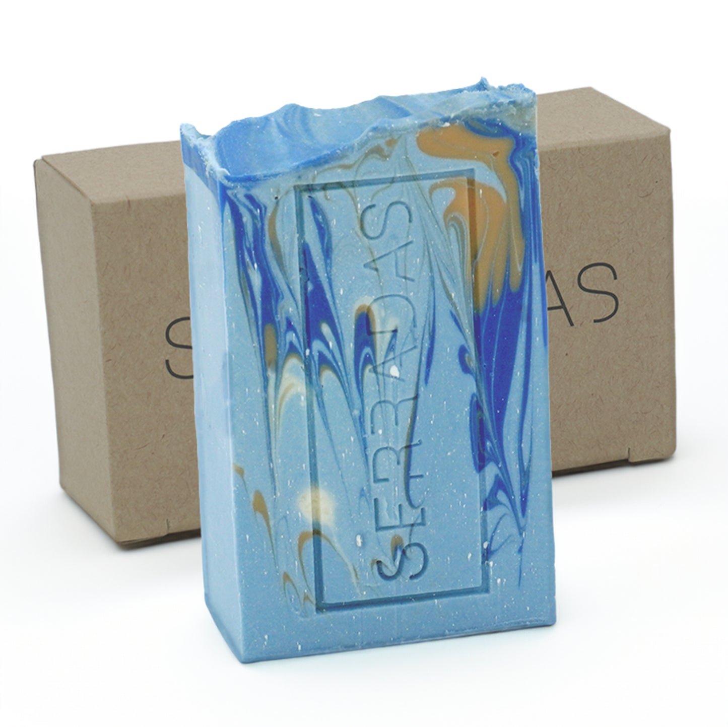Sabonete Serradas Artesanal e Natural Azul Dourado N11