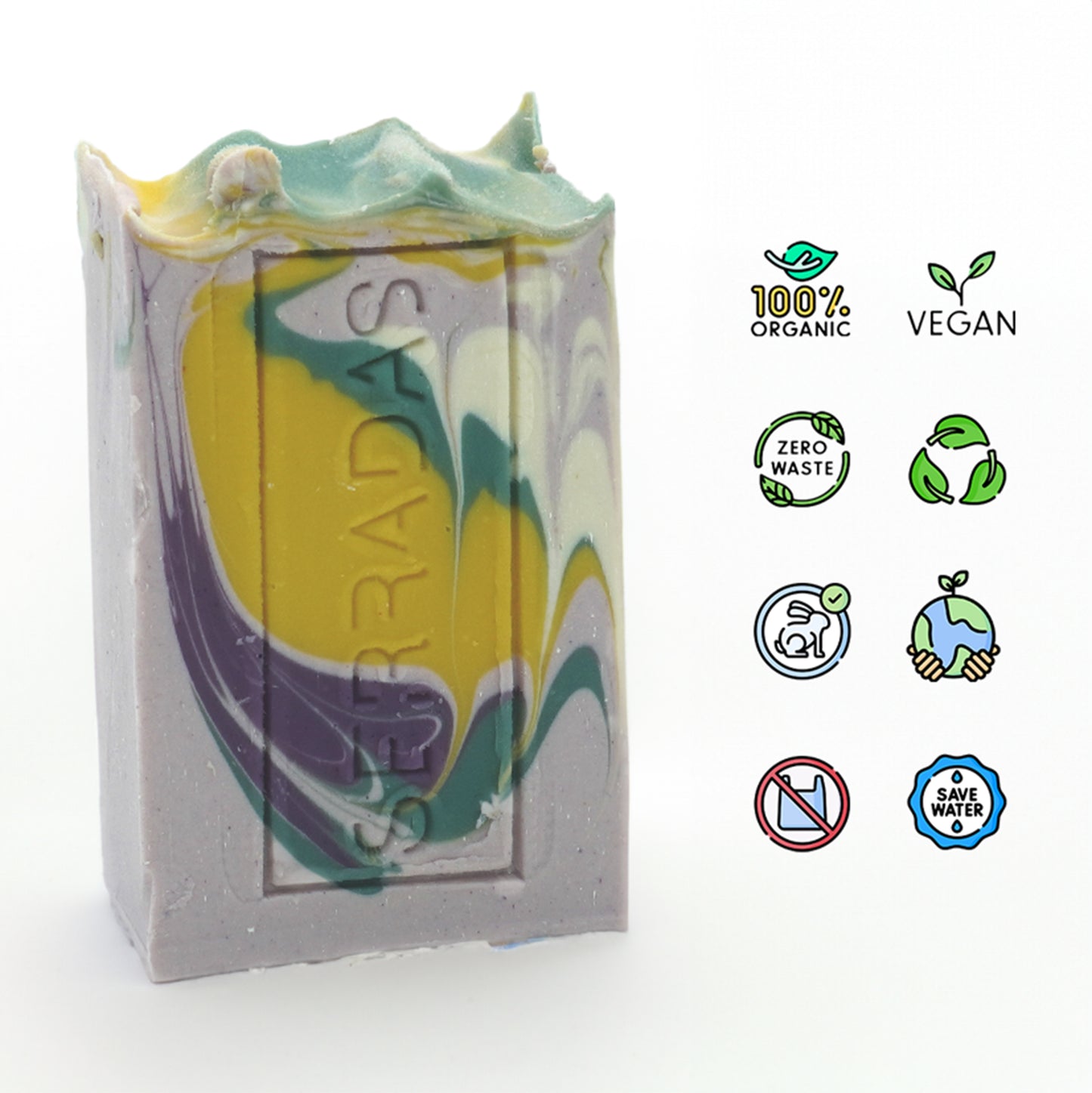 Sabonete Artesanal e Natural cores Vegan Organic zero waste