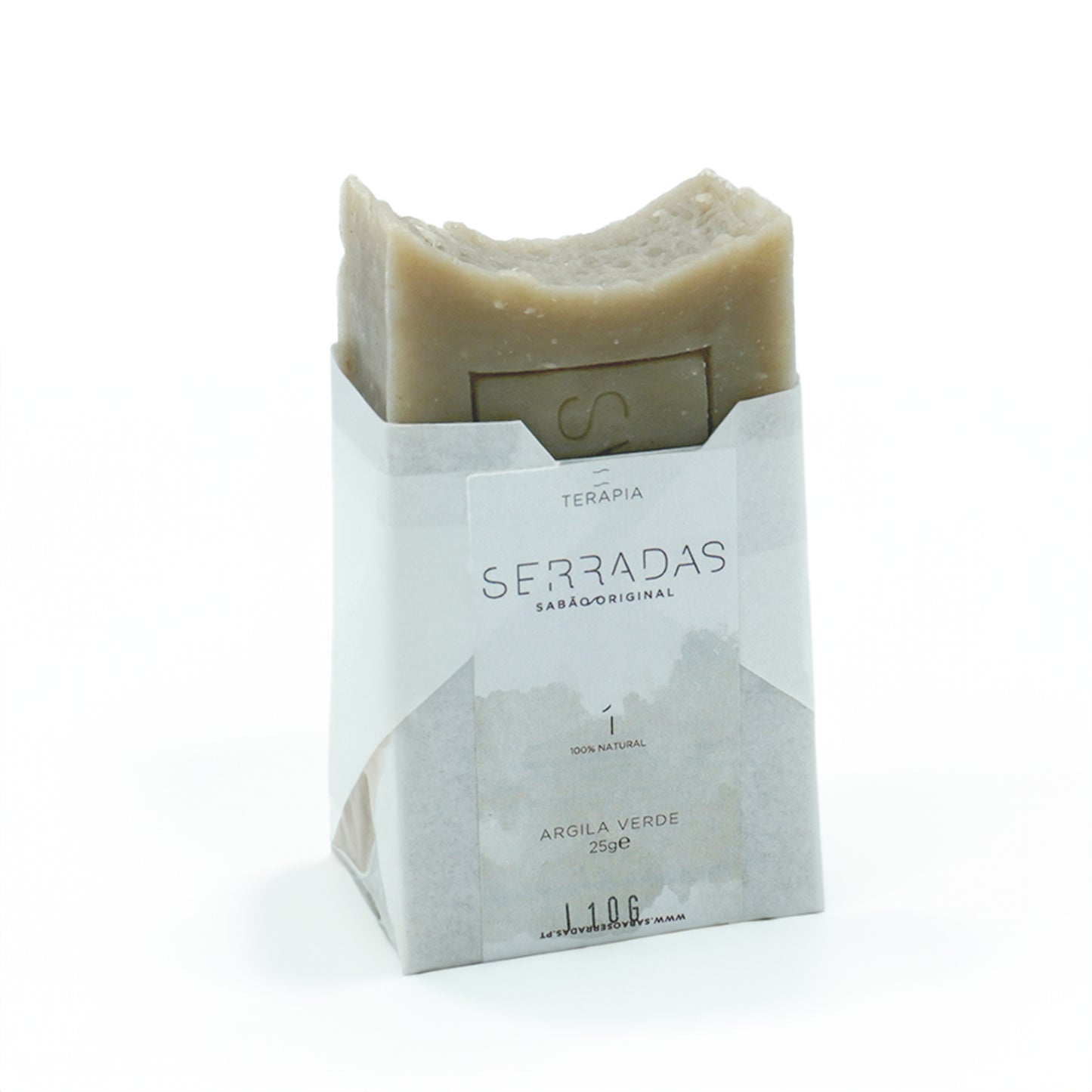 Sabonete Serradas Artesanal e Natural de Argila Verde N1