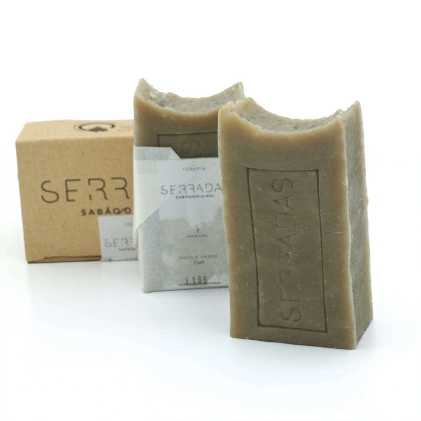 Sabonete Serradas Artesanal e Natural de Argila Verde N1