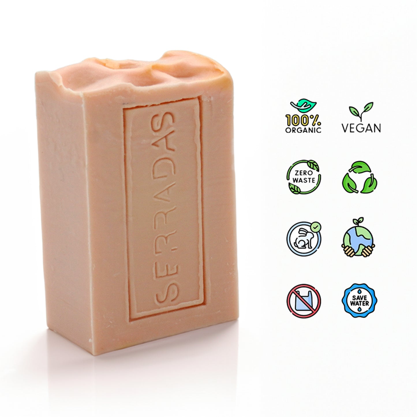 Sabonete Artesanal e Natural de Laranja Vegan Organic zero waste