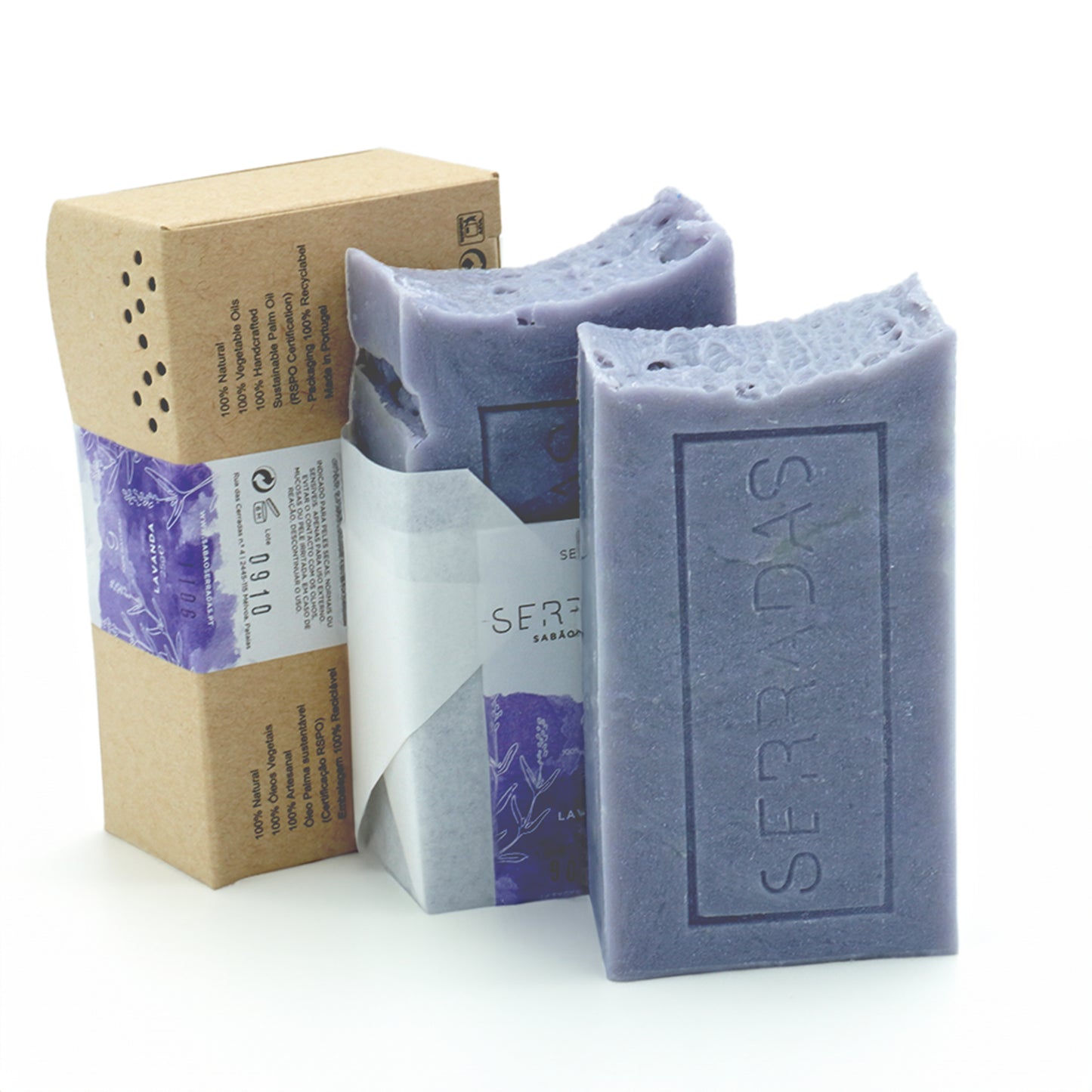 Sabonete Serradas Artesanal e Natural de Lavanda N9