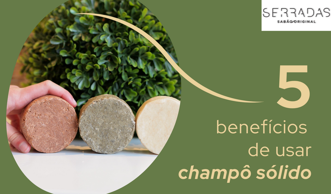 5 Benefícios de usar champôs sólidos