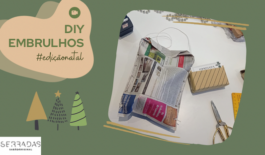 DIY - embrulhos mais sustentáveis e criativos 🎄