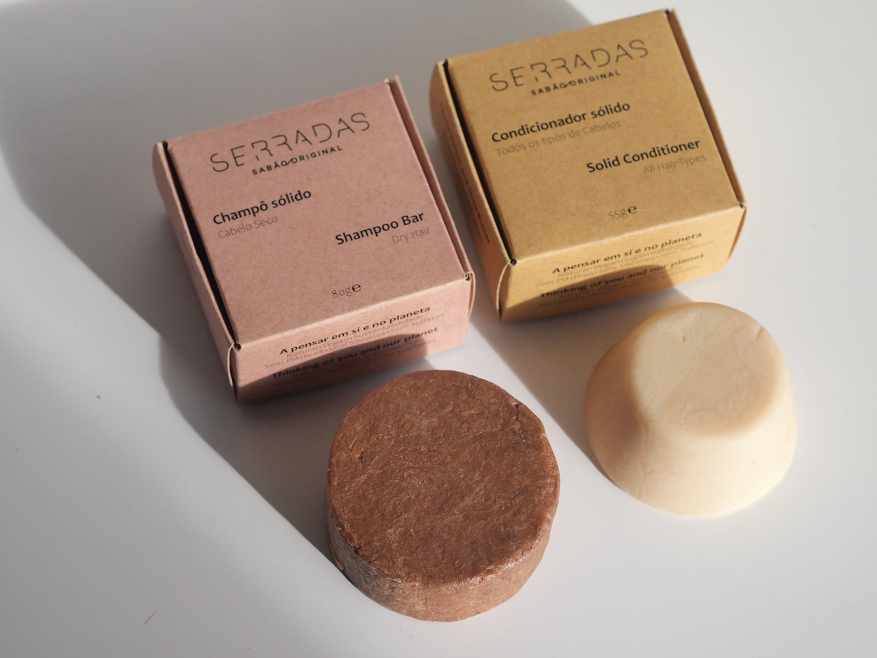 Champú y acondicionador sólidos